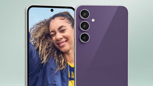 Samsung Galaxy S23 FE in purple