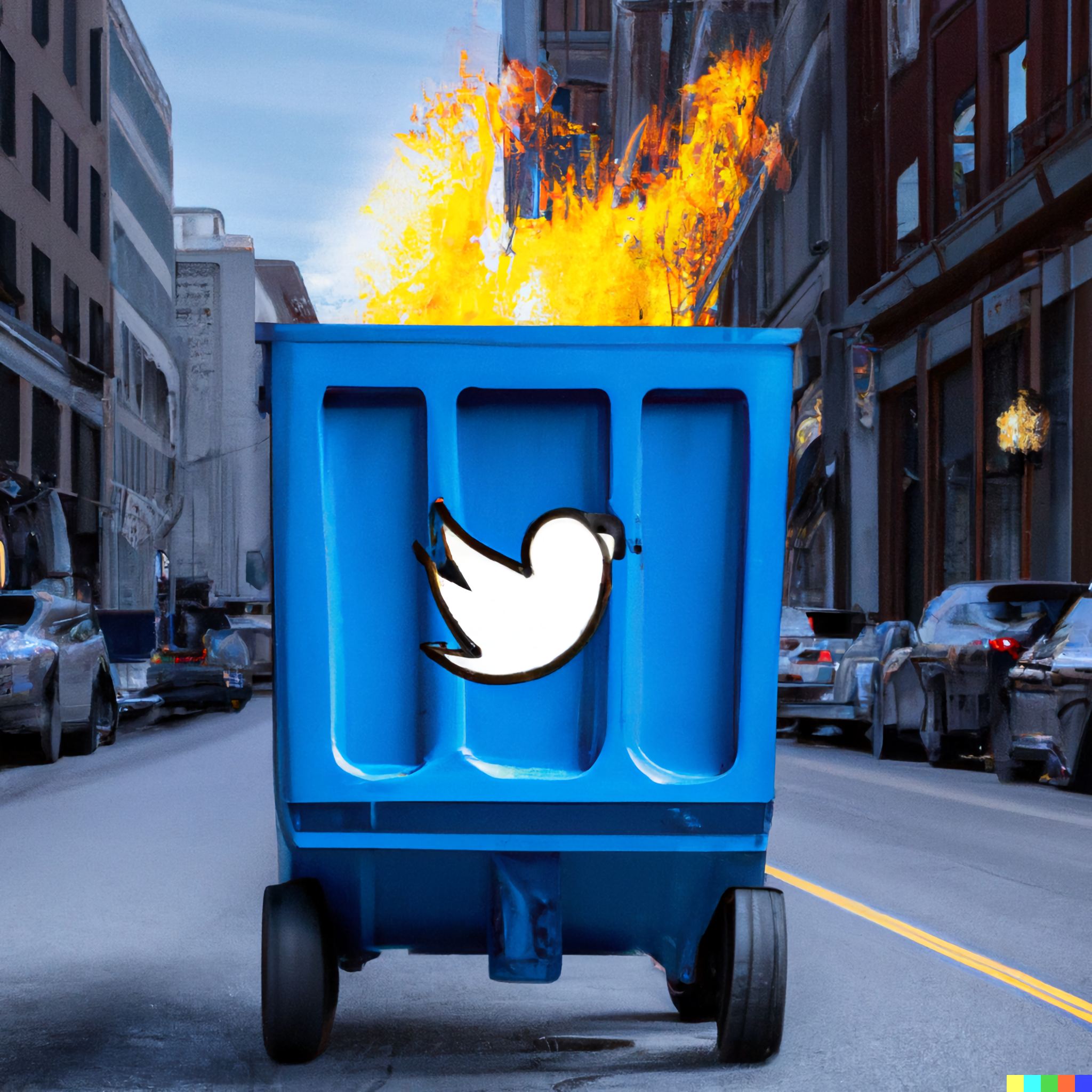 Twiter looking like a dumpster fire.