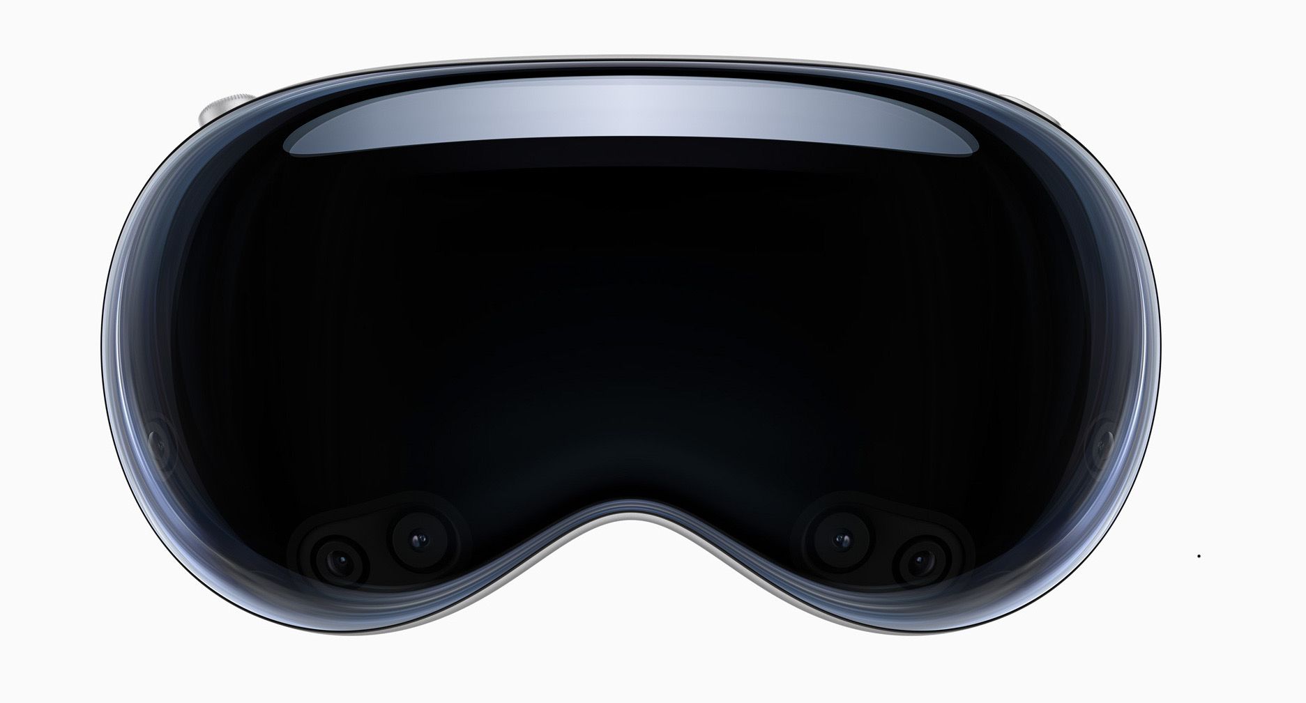 Front view of Apple Vision Pro
