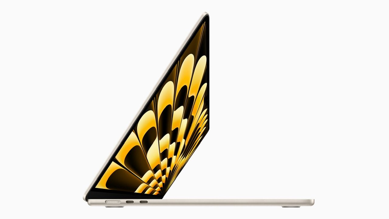 MacBook Air in silver