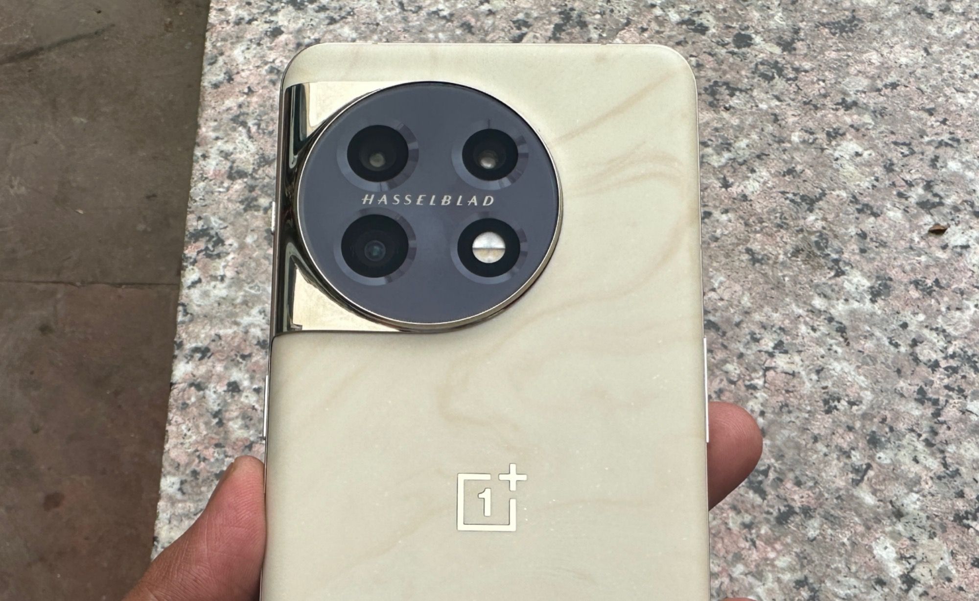 Rear shell of the OnePlus 11 Marble Odyssey Edition