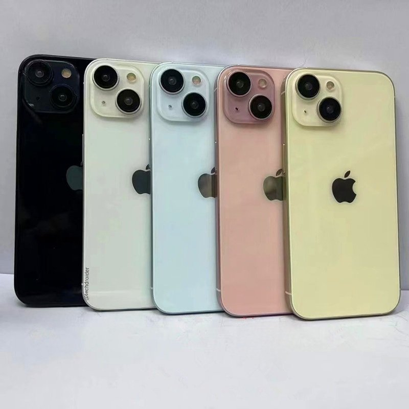 Suppoised dummy units of iPhone 15