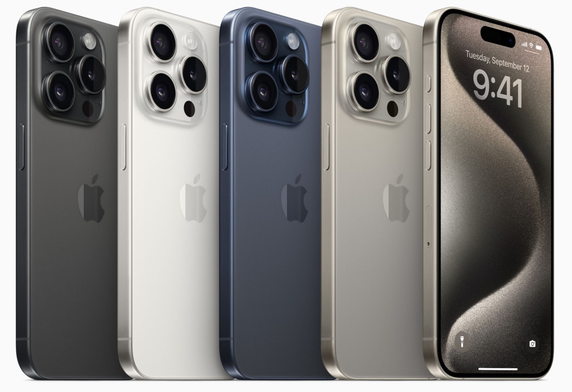 iPhone 15 Pro color options