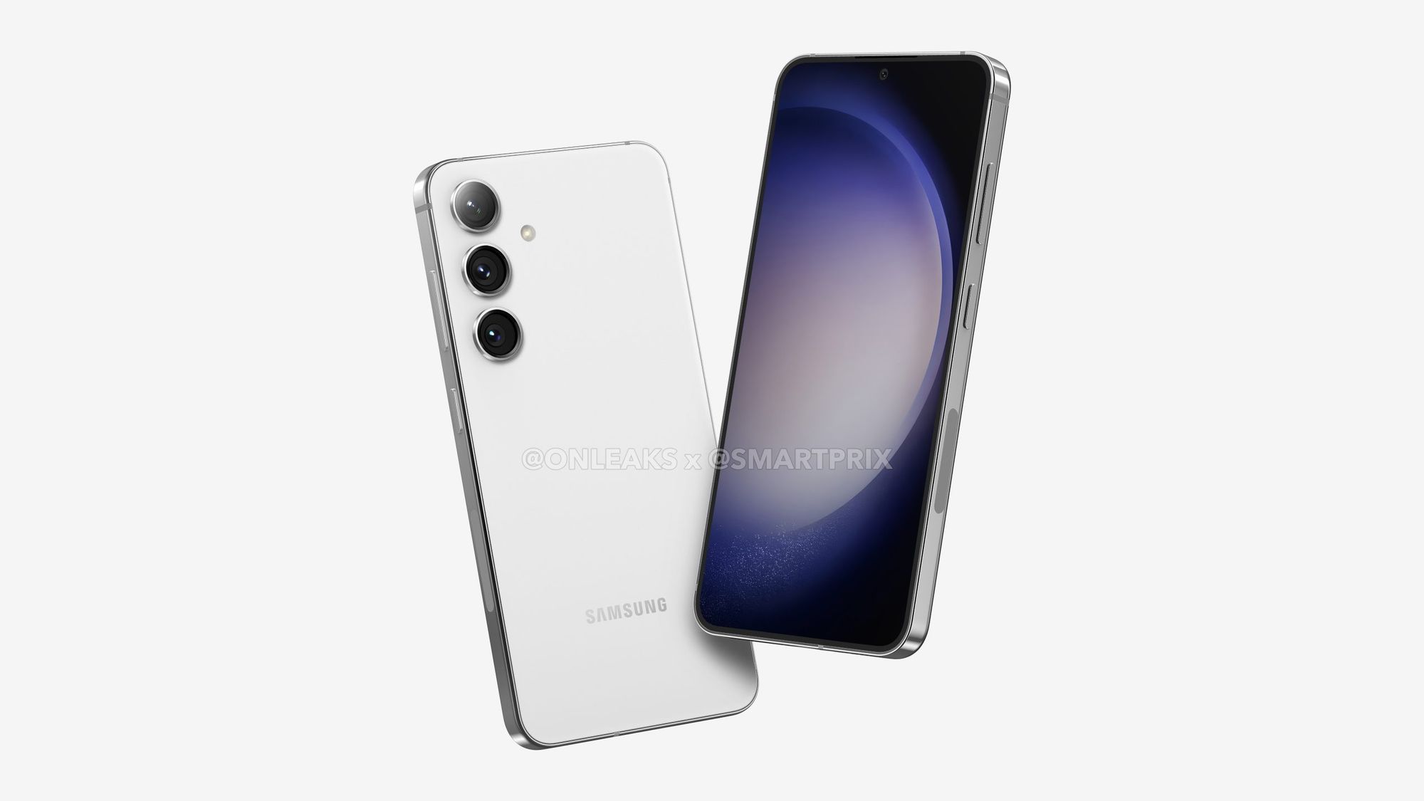 Side profile of Galaxy S24 render