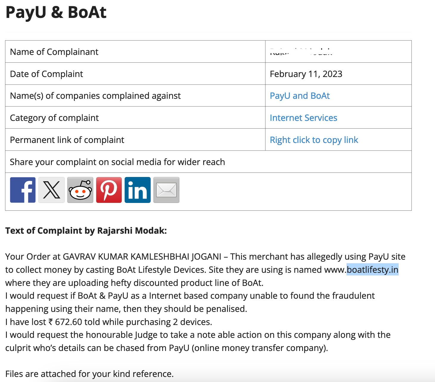 Boat leak targets a staggering 7.5 million customers. It seems like a dumb internet scam.