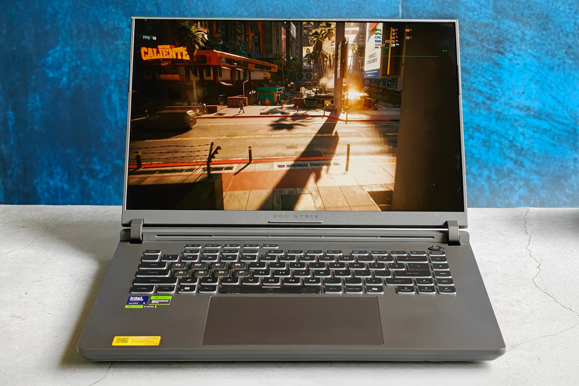 Asus ROG Strix G16 (2025) G615LR gaming laptop with Intel Core Ultra 9 275HX, Nvidia RTX 5070, 32GB DDR5 RAM, RGB.