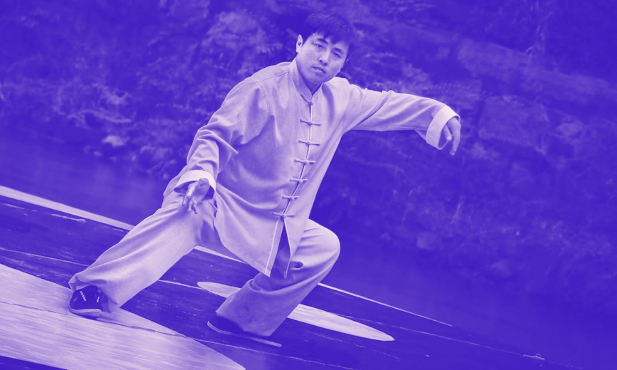 Person doing Tai Chi