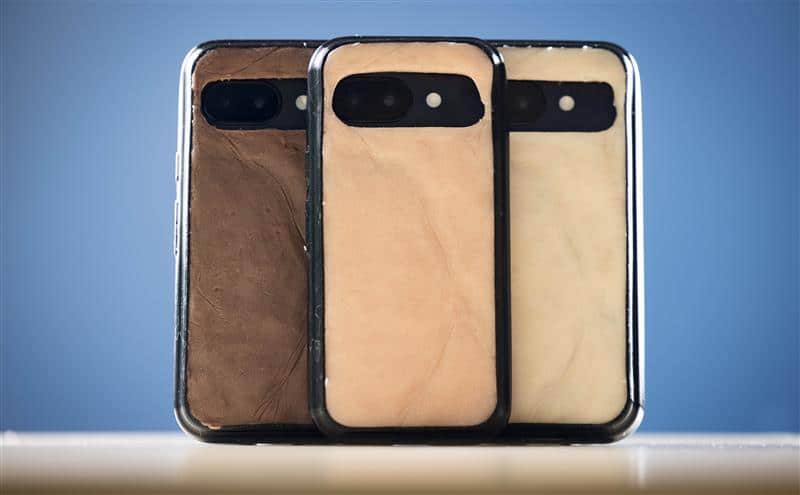 iPhone case with human-like skin