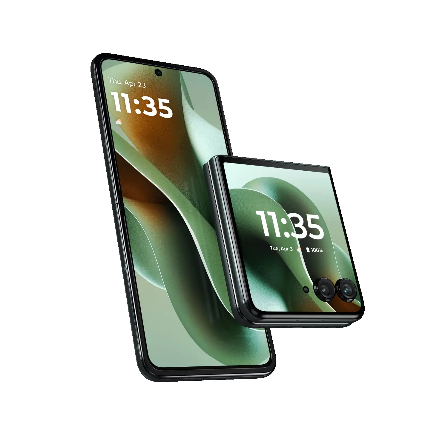 Motorola Raze Ultra (2025) in PANTONE Scarab Color
