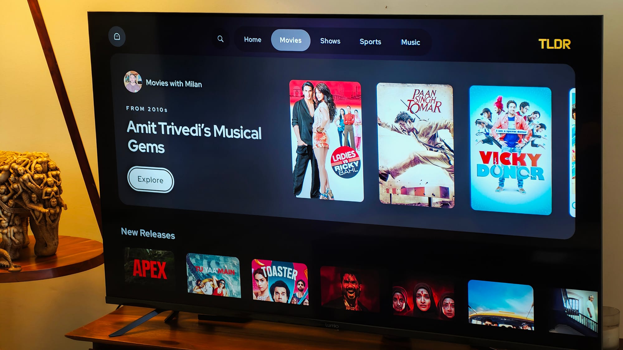 Lumio Vision 9 55-inch QD-Mini LED TV.