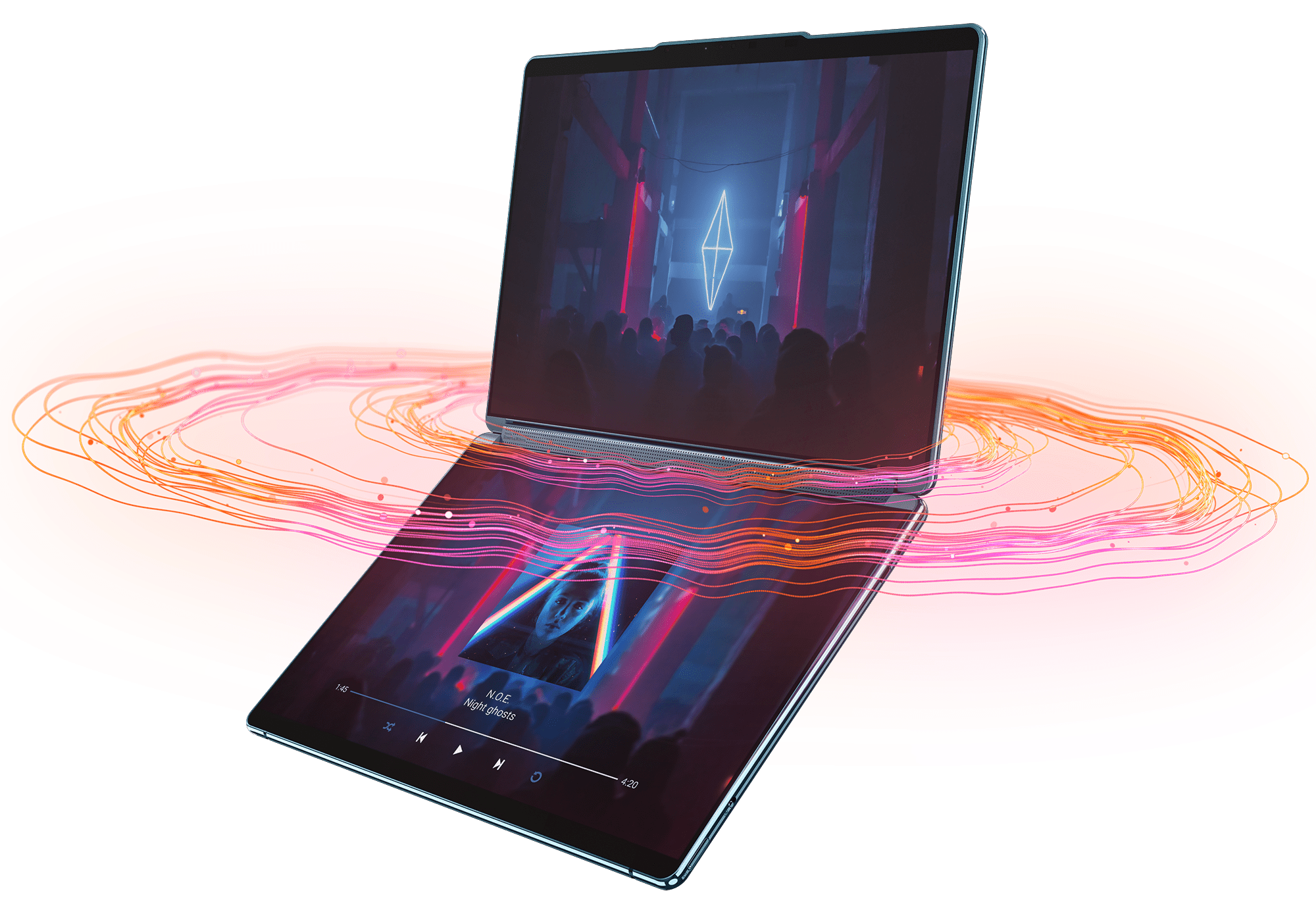 Lenovo's new Yoga Book 9i dual-screen laptop.
