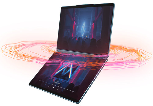 Lenovo's new Yoga Book 9i dual-screen laptop.