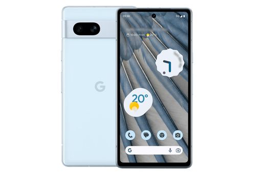 Google Pixel 7a in Coral Blue