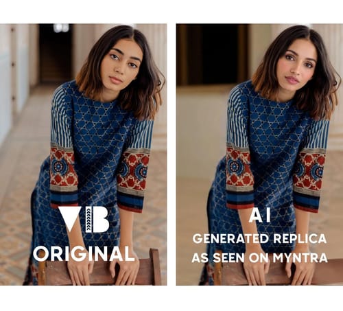 AI Plagiarism has hit a new low, and Myntra might be on its list