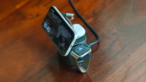 This versatile charging dock with MagSafe never leaves my sides