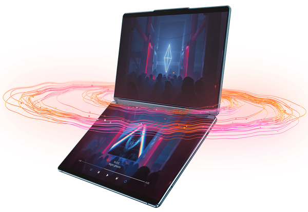 Lenovo's new Yoga Book 9i dual-screen laptop.