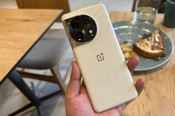 Rear panel of OnePlus 11 Marble Odyssey Edition