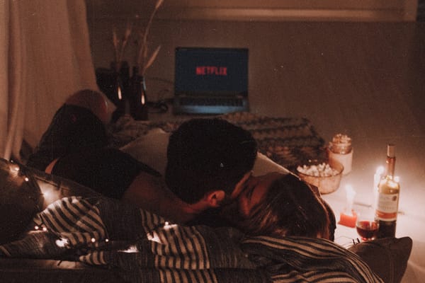 Couple Netflix and chill session