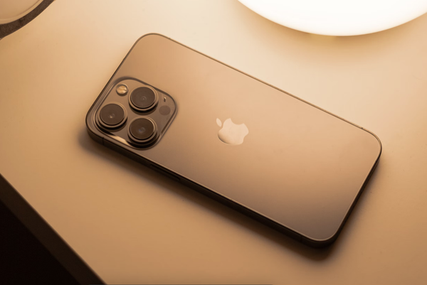 Rear shell of iPhone 15 Pro. 