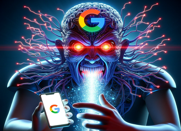 An evil AI controlling your phone.